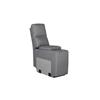 Rusto Console Sectional (with USB Charger) Charcoal Fabric